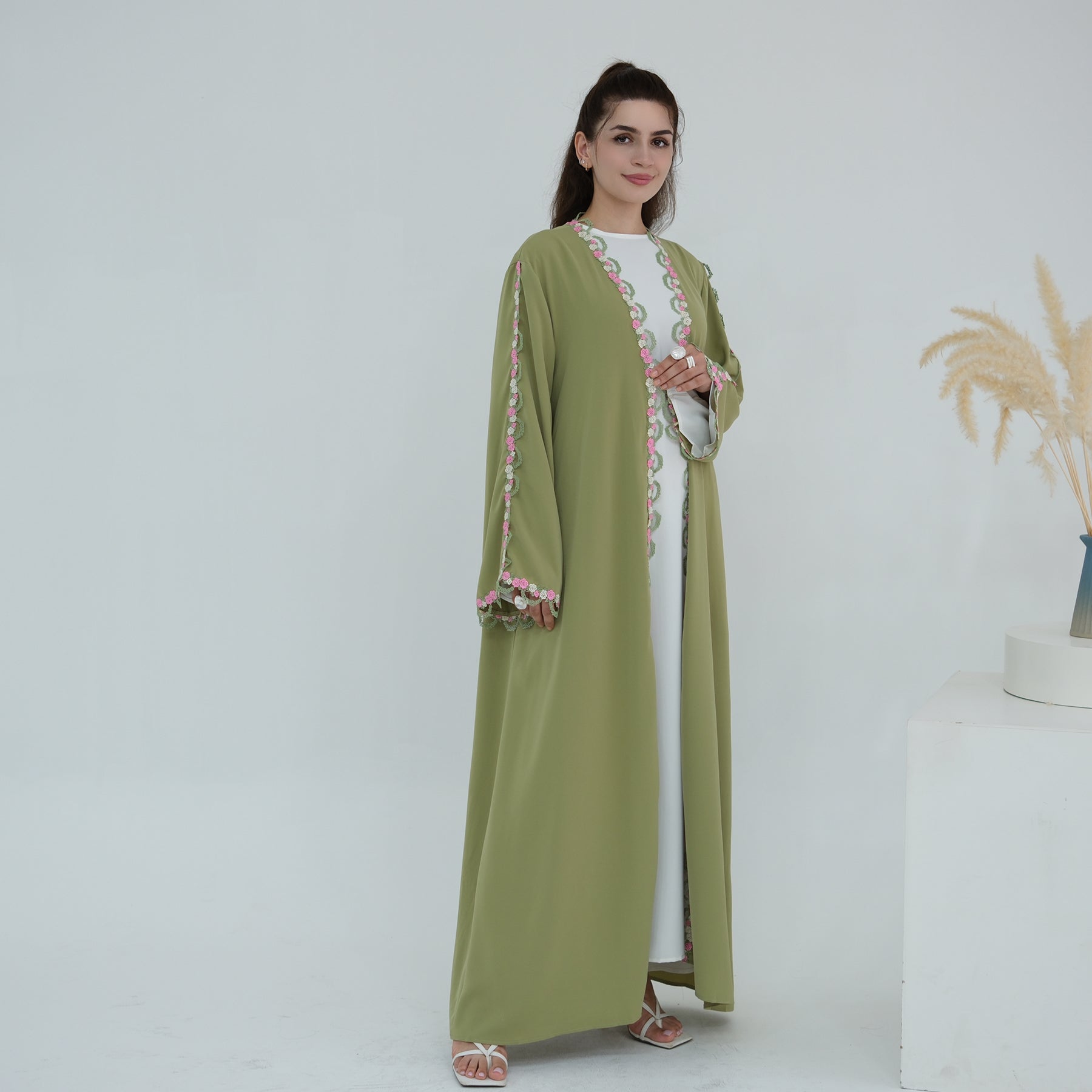samara-lace-floral-maxi-abaya-green-noor-and-grace