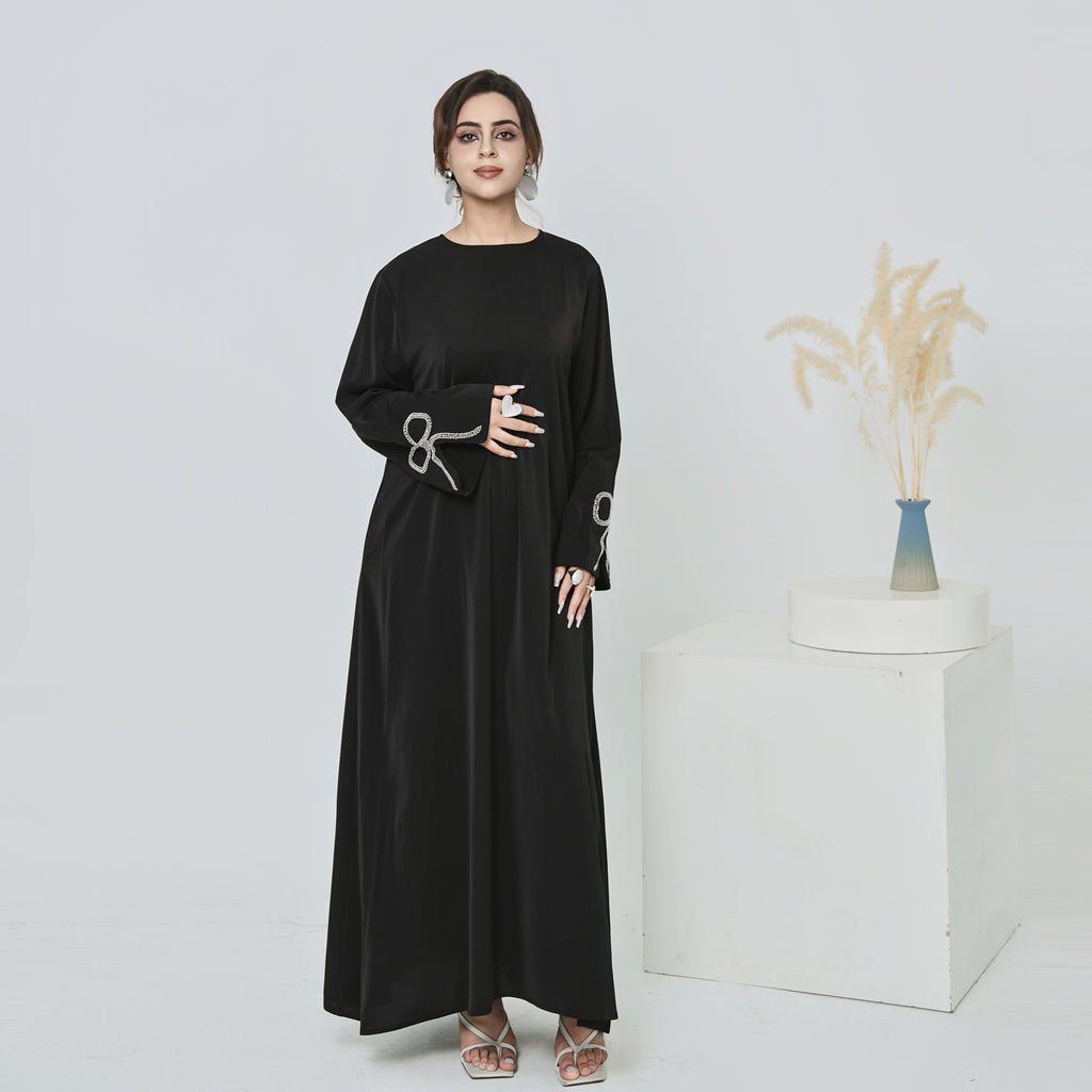 split-sleeve-bow-dubai-abaya-black-noor-and-grace