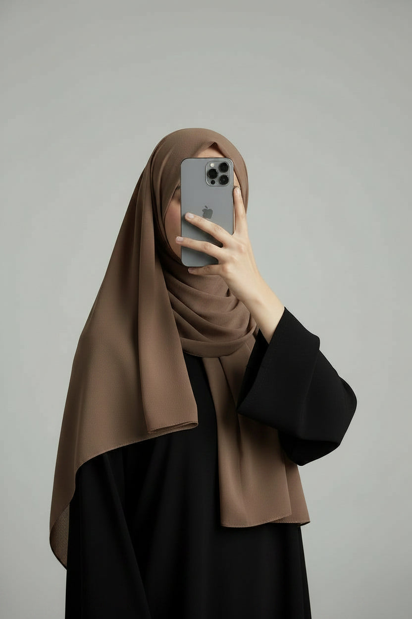 taupe-chiffon-hijab-noor-and-grace