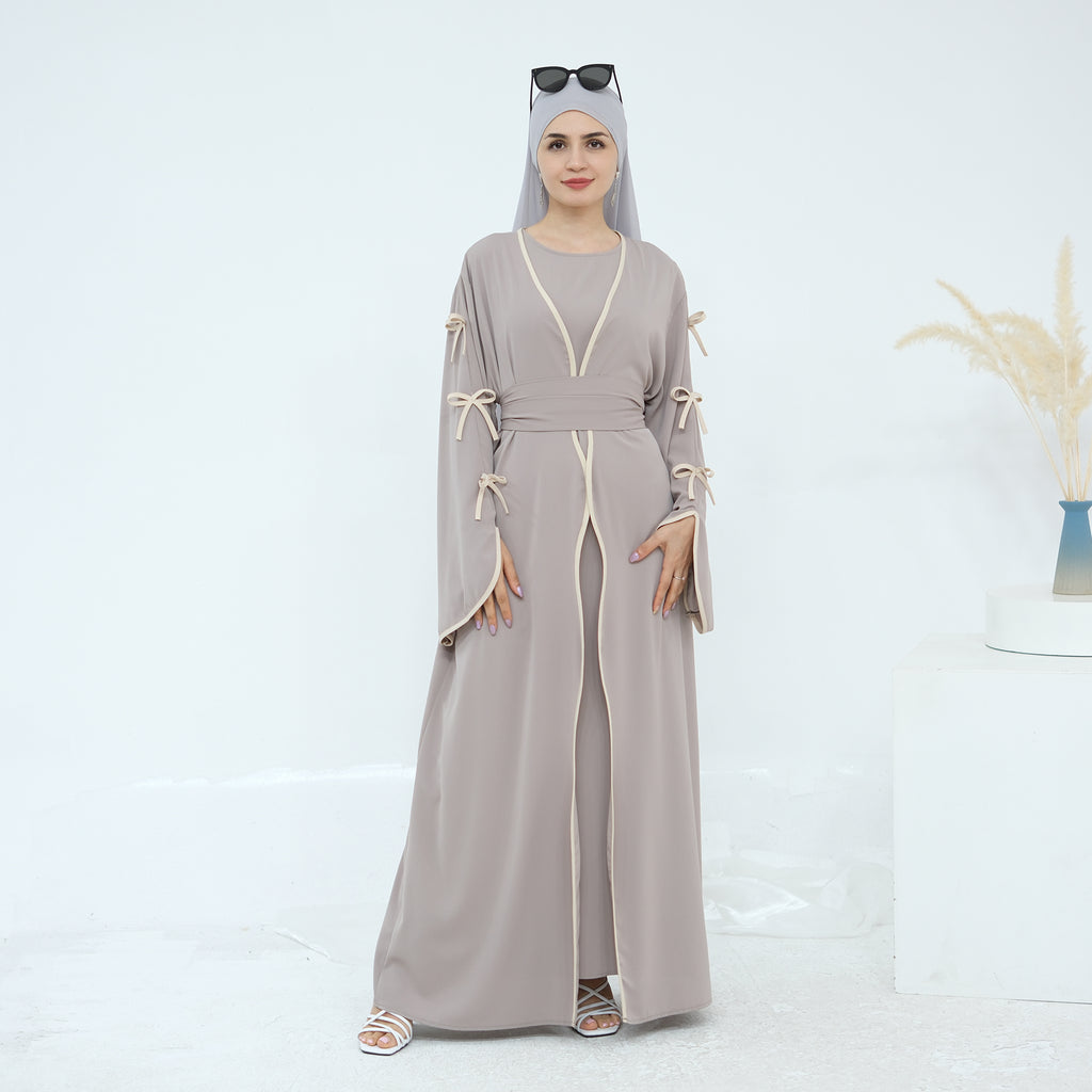 zaynah-flex-nida-bow-abaya-khaki-noor-and-grace