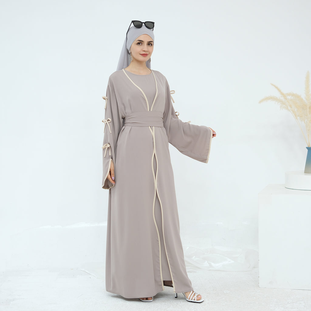 zaynah-flex-nida-bow-abaya-khaki-noor-and-grace